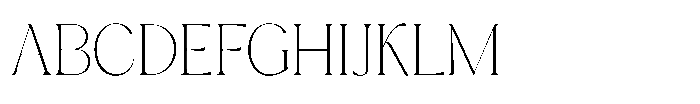Cavellis Serif Cavellis Thin Font UPPERCASE