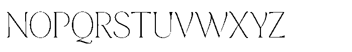 Cavellis Serif Cavellis Thin Font UPPERCASE
