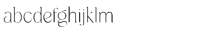 Cavellis Serif Cavellis Thin FONT