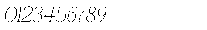 Cavellis Serif Cavellis Variable Thin Italic Font OTHER CHARS