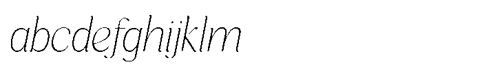 Cavellis Serif Cavellis Variable Thin Italic FONT