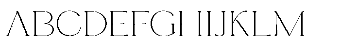 Cavellis Serif Cavellis Variable Thin Font UPPERCASE