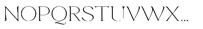 Cavellis Serif Cavellis Variable Thin Font UPPERCASE