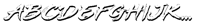 Cavento Shadow Font UPPERCASE