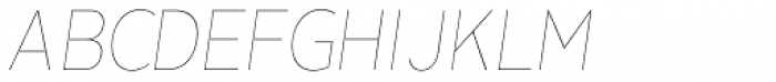 Cavita Rounded Thinest Italic Font UPPERCASE