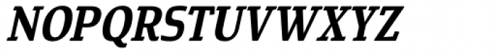Cavole Slab Bold Italic Font UPPERCASE