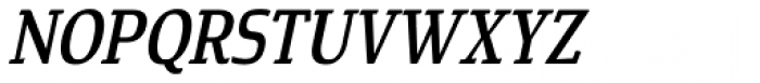 Cavole Slab Medium Italic Font UPPERCASE