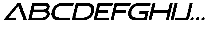 Cavora Grotesque Bold Italic Font UPPERCASE