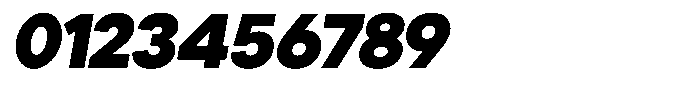 Cavren Sans Black Slanted Font OTHER CHARS