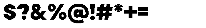 Cavren Sans Black Font OTHER CHARS