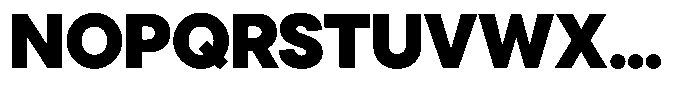 Cavren Sans Black Font UPPERCASE
