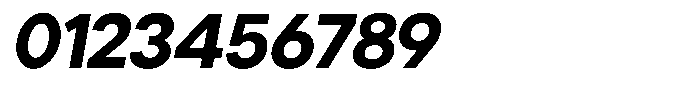 Cavren Sans Bold Slanted Font OTHER CHARS