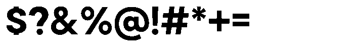 Cavren Sans Bold Font OTHER CHARS