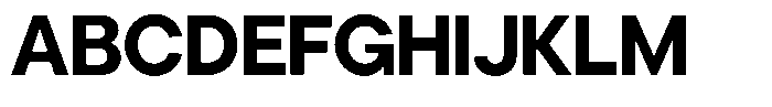 Cavren Sans Bold Font UPPERCASE