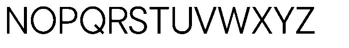 Cavren Sans Light Font UPPERCASE