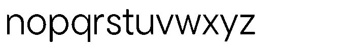 Cavren Sans Light Font LOWERCASE