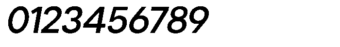 Cavren Sans Medium Slanted Font OTHER CHARS
