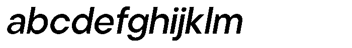 Cavren Sans Medium Slanted FONT