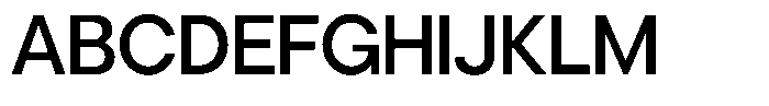 Cavren Sans Medium Font UPPERCASE