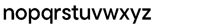 Cavren Sans Medium Font LOWERCASE