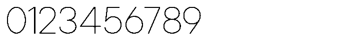 Cavren Sans Thin Font OTHER CHARS