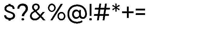 Cavren Sans Variable Thin Font OTHER CHARS