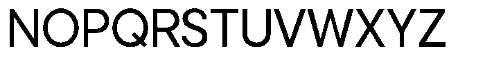 Cavren Sans Variable Thin Font UPPERCASE