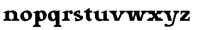 Caxlund Bold Font LOWERCASE