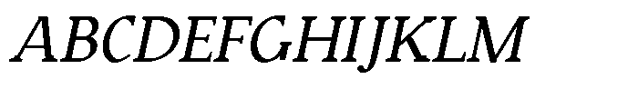 Caxlund Italic Font UPPERCASE