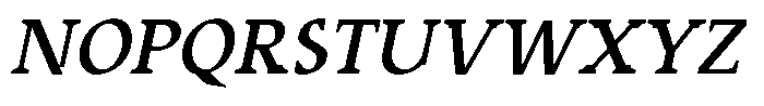 Caxlund Medium Italic Font UPPERCASE