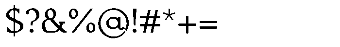Caxlund Regular Font OTHER CHARS