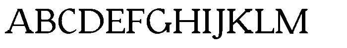 Caxlund Regular Font UPPERCASE