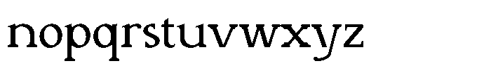Caxlund Regular Font LOWERCASE