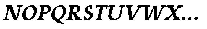 Caxlund SemiBold Italic Font UPPERCASE