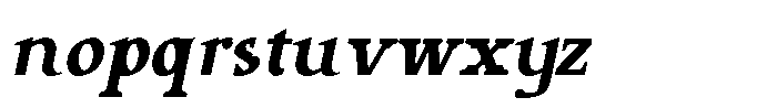 Caxlund SemiBold Italic Font LOWERCASE