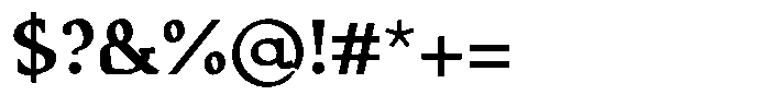 Caxlund SemiBold Font OTHER CHARS