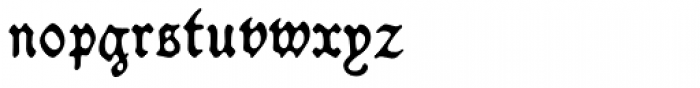 Caxton Script Font LOWERCASE