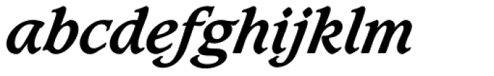 Caxton Std Bold Italic Font LOWERCASE