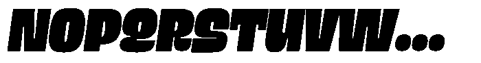 Cayento not variable Cayento Italic Font UPPERCASE
