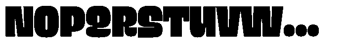 Cayento not variable Cayento Regular Font UPPERCASE