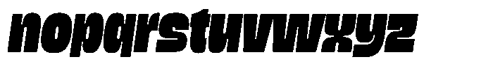 Cayento not variable Cayento Semi Narrow Italic Font LOWERCASE