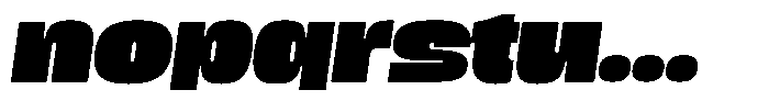 Cayento not variable Cayento Semi Wide Italic Font LOWERCASE