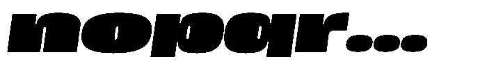 Cayento not variable Cayento Wide Italic Font LOWERCASE