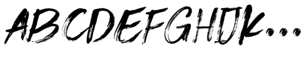 Cayliath Brush Font UPPERCASE