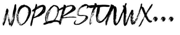 Cayliath Brush Font UPPERCASE