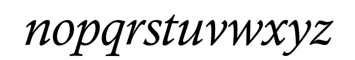 Calisto MT Italic Font LOWERCASE