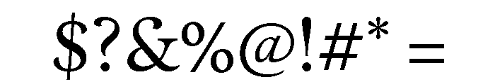 Calendas Plus Font OTHER CHARS