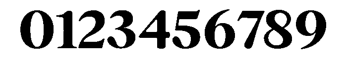 CalisteDisplayLimited Black Font OTHER CHARS