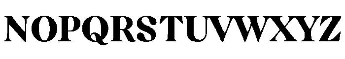 CalisteDisplayLimited Black Font UPPERCASE