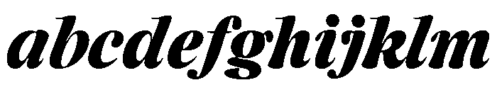 CalisteDisplayLimited Blackitalic FONT